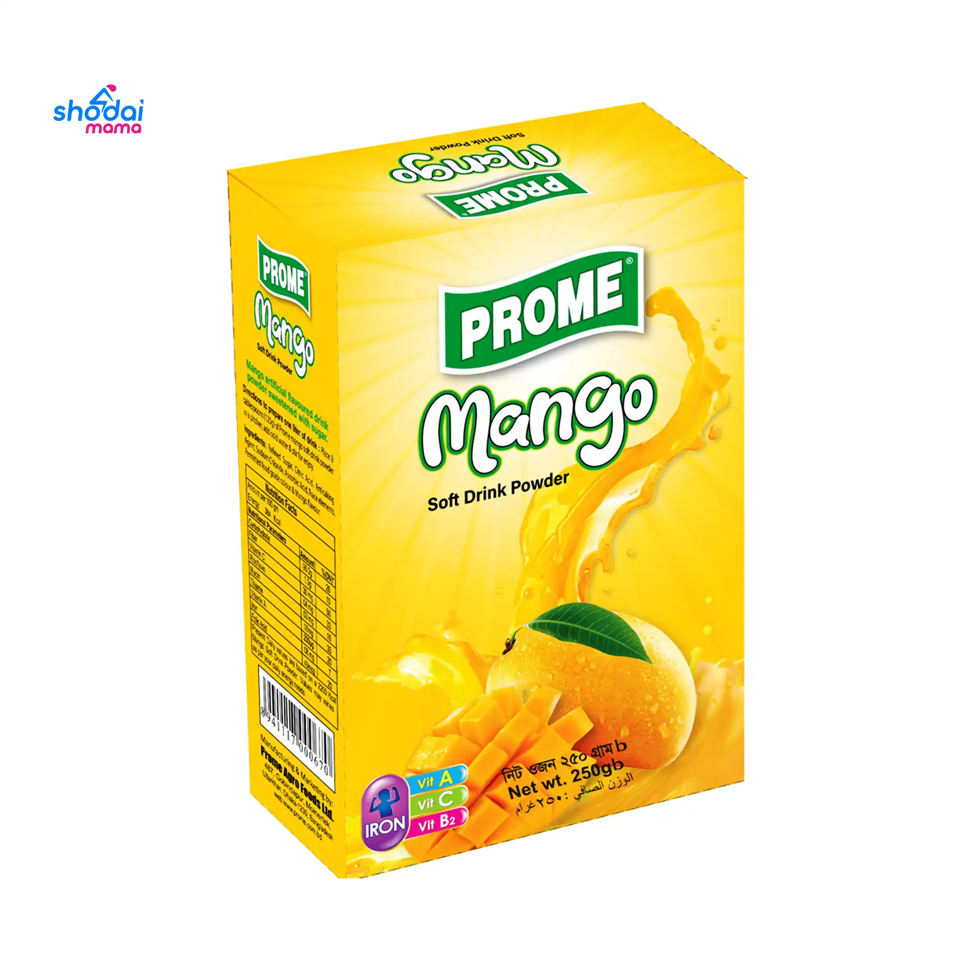 Prome Mango Soft Drink Powder 250gm